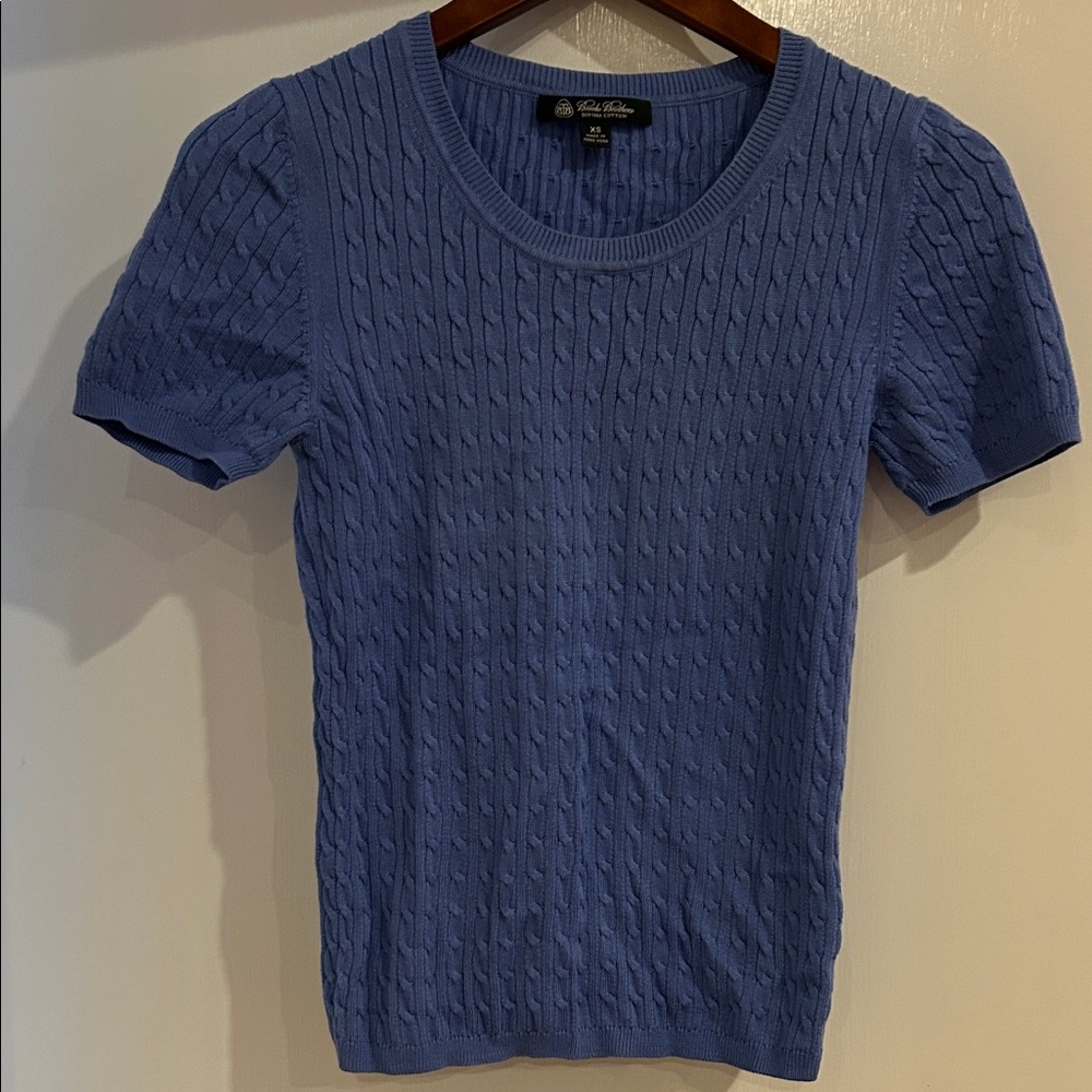 Brooks Brothers Light Blue Knit Sweater